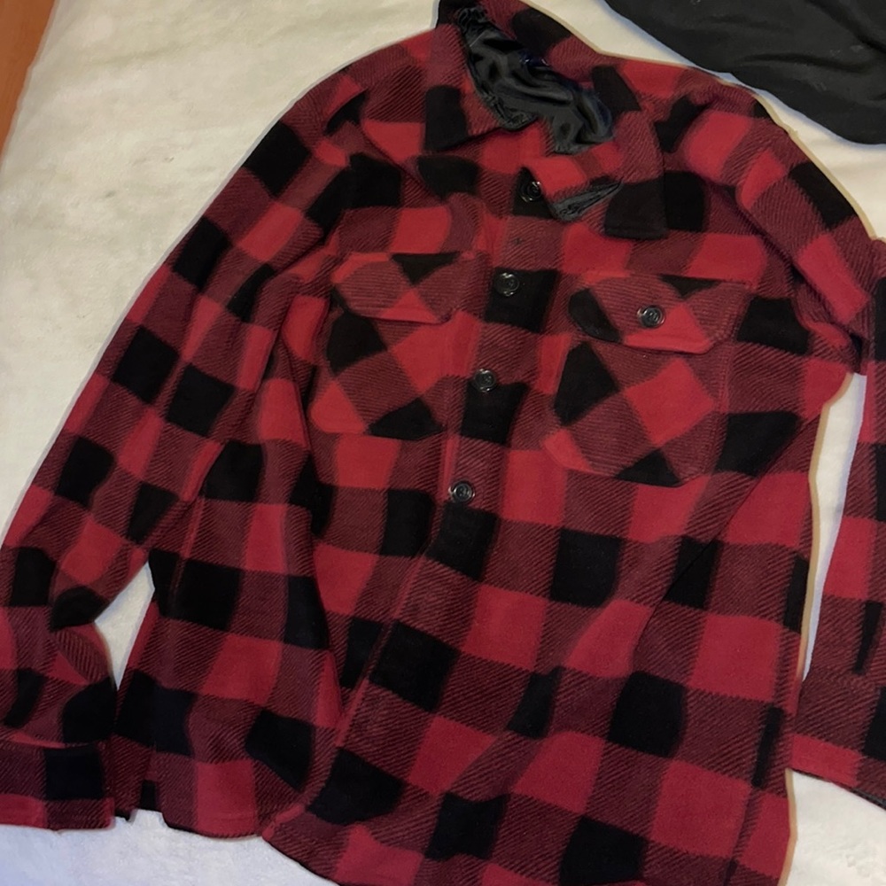 Checkered button up